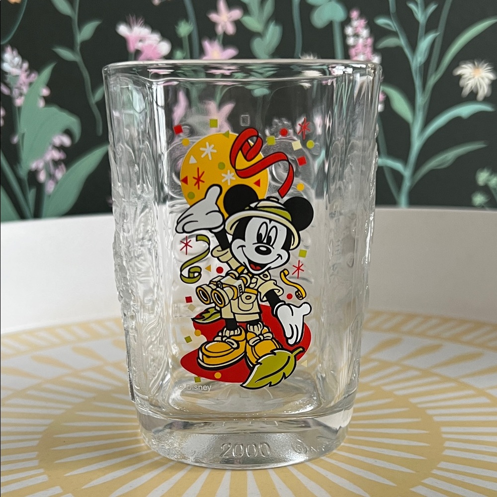VINTAGE 2000 McDonald's Walt Disney World Animal Kingdom commemorative glass